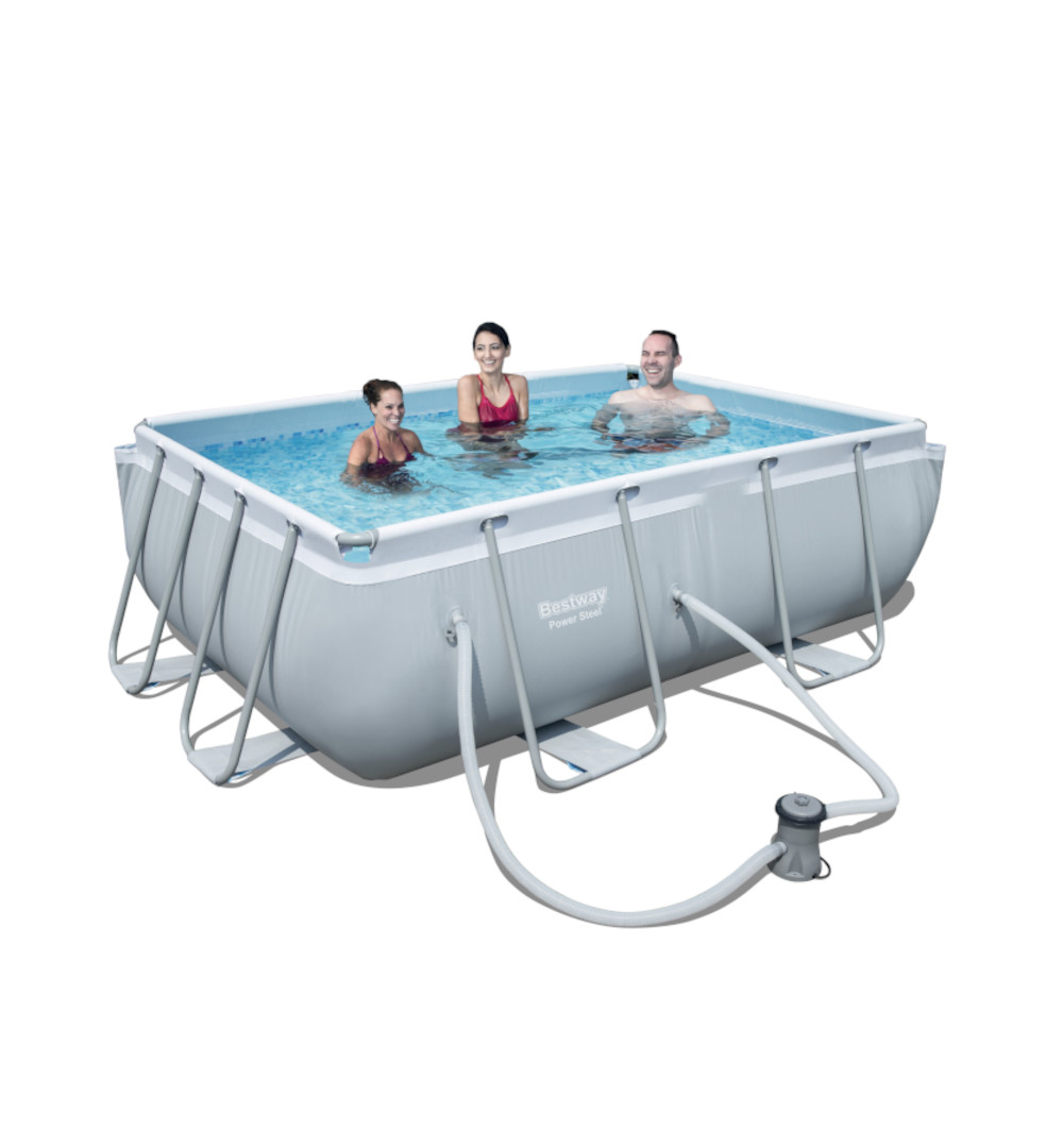 Piscina rettangolare power steel 56629 bestway cm.282x196x84h.